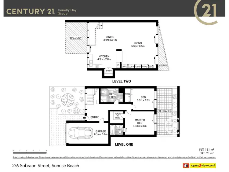 Floorplan of Homely unit listing, 2/6 Sobraon Street, Sunrise Beach QLD 4567