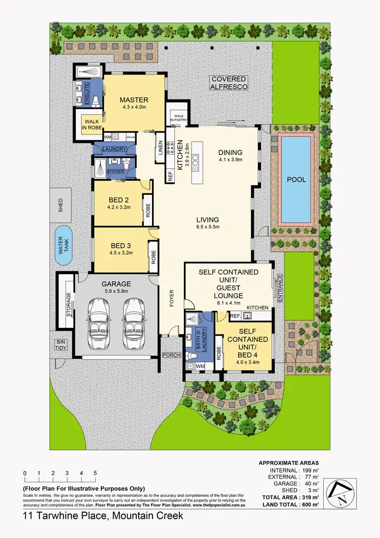 Floorplan of Homely house listing, 11 Tarwhine Place, Mountain Creek QLD 4557