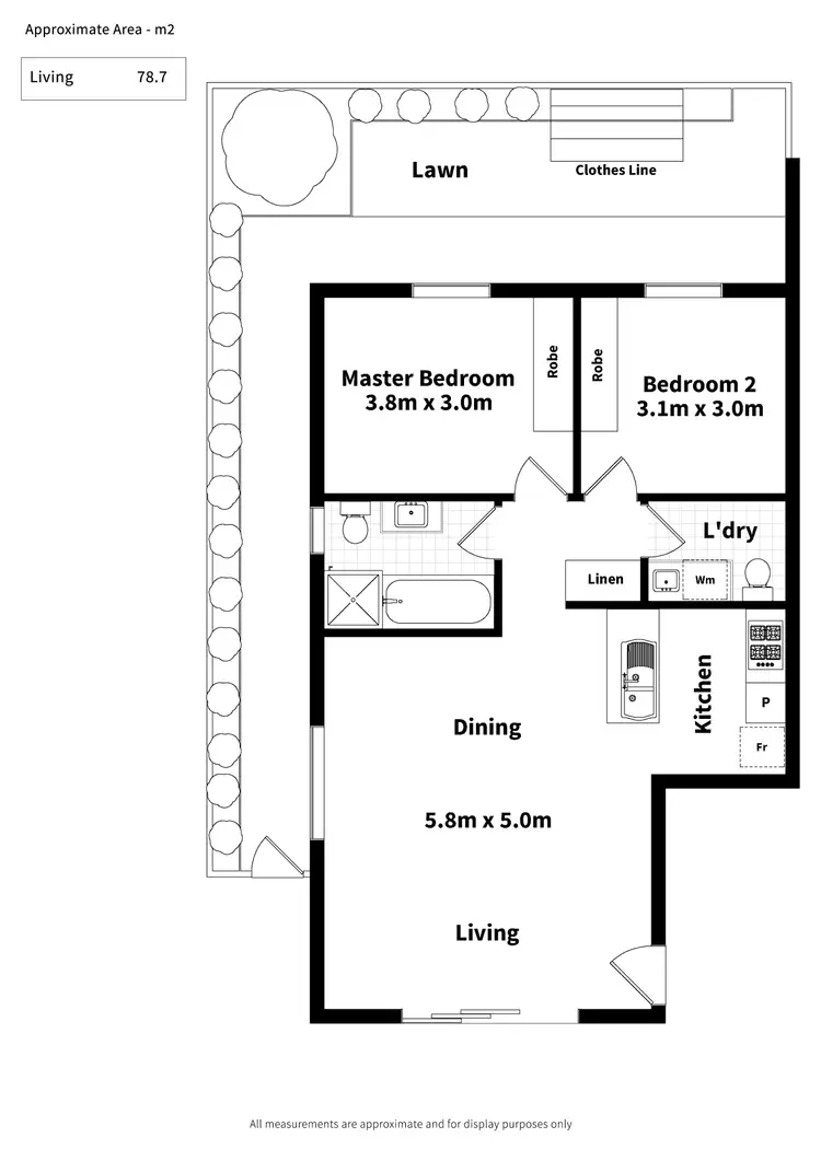 Floorplan of Homely house listing, 2/2A Martin Place, Christies Beach SA 5165