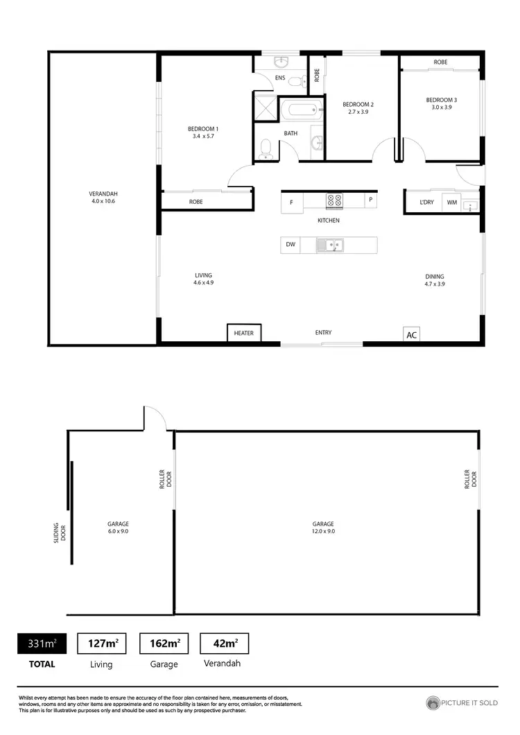 Floorplan of Homely house listing, Lot 112 Burts Road, Dutton SA 5356