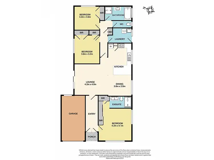 Floorplan of Homely unit listing, 1/30 Adam Avenue, Hallam VIC 3803