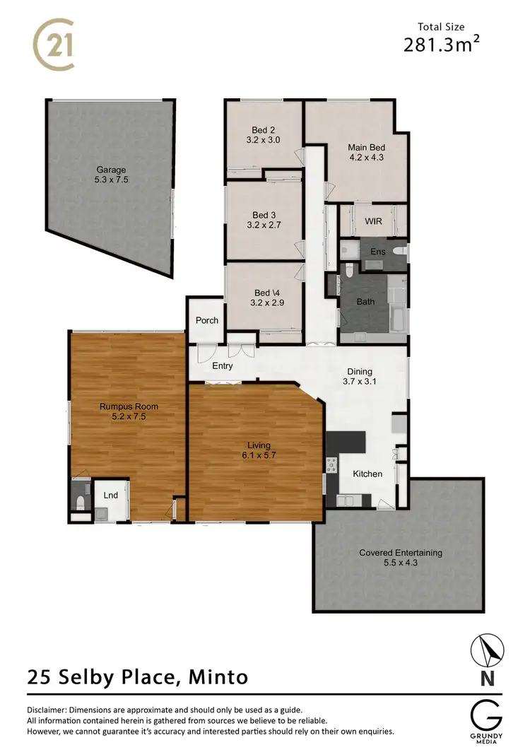 Floorplan of Homely house listing, 25 Selby Place, Minto NSW 2566