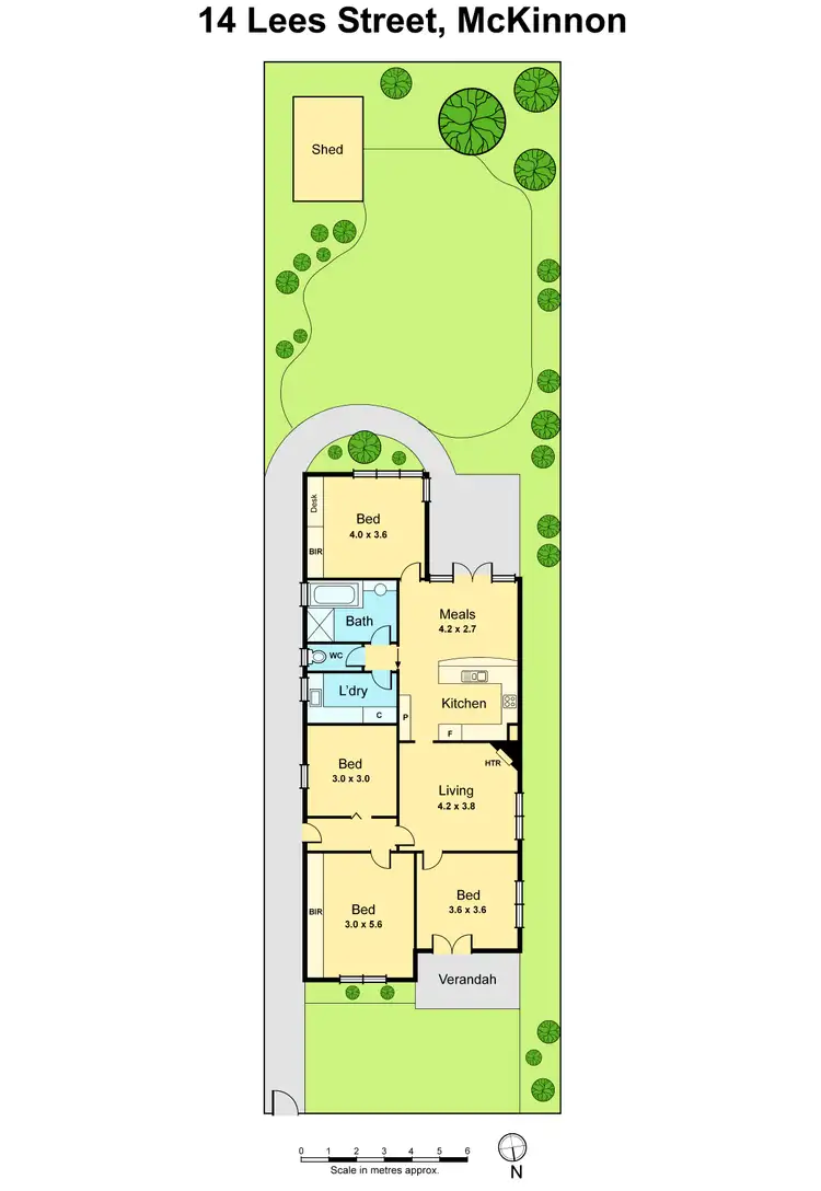 Floorplan of Homely house listing, 14 Lees Street, Mckinnon VIC 3204