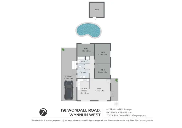 Floorplan of Homely house listing, 191 Wondall Road, Wynnum West QLD 4178