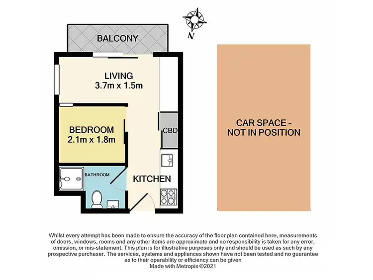 Floorplan of Homely apartment listing, 135/1453-1457 North Road, Clayton VIC 3168