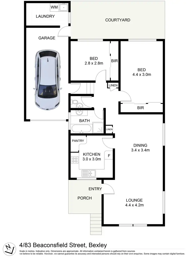Floorplan of Homely villa listing, 4/83 Beaconsfield Street, Bexley NSW 2207