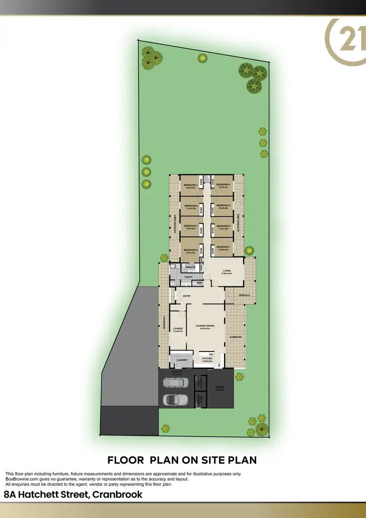 Floorplan of Homely house listing, 8A Hatchett Street, Cranbrook QLD 4814