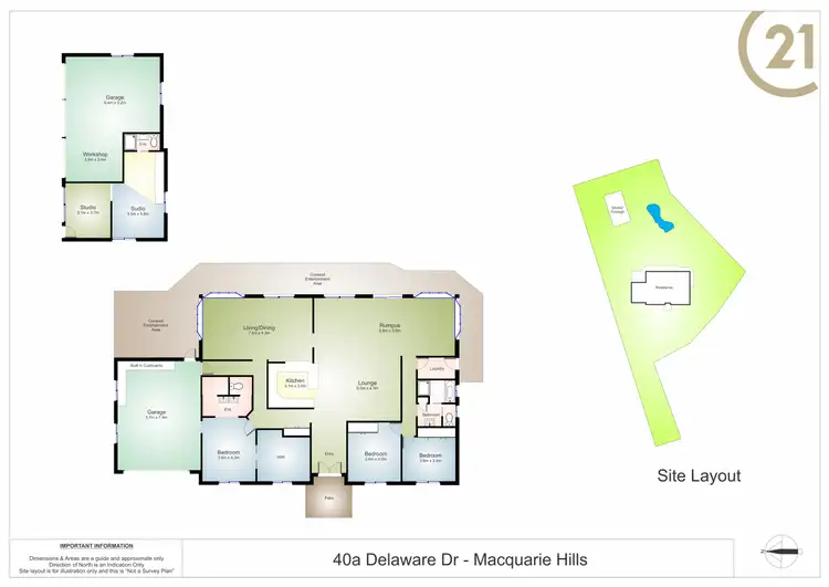 Floorplan of Homely house listing, 40A Delaware Drive, Macquarie Hills NSW 2285