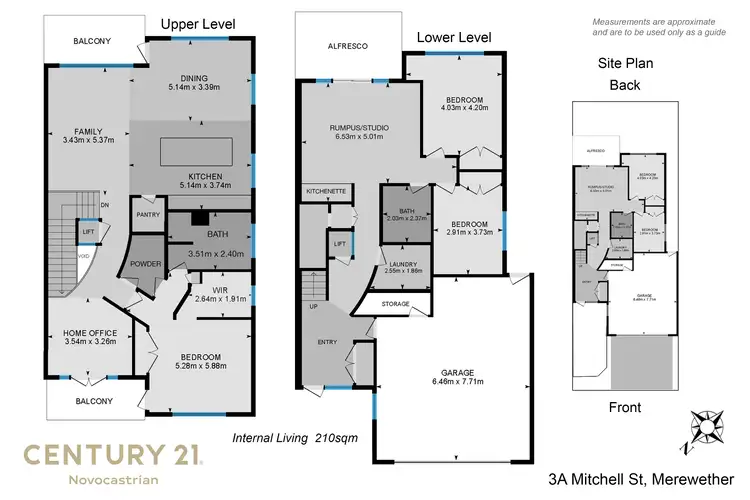 Floorplan of Homely house listing, 3A Mitchell Street, Merewether NSW 2291
