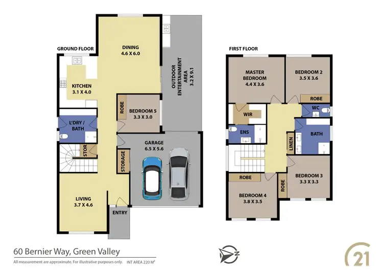 Floorplan of Homely house listing, 60 Bernier Way, Green Valley NSW 2168
