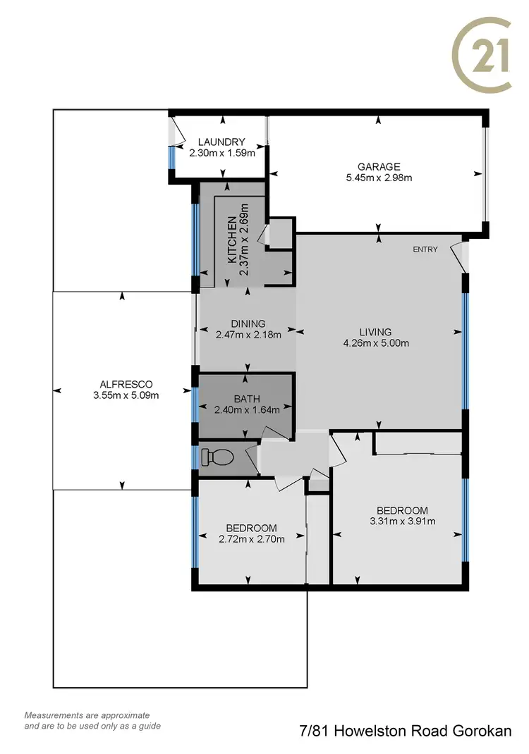 Floorplan of Homely villa listing, 7/81 Howelston Road, Gorokan NSW 2263