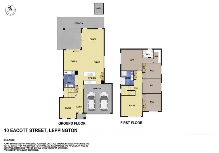 Floorplan of Homely house listing, 10 Eacott Street, Leppington NSW 2179