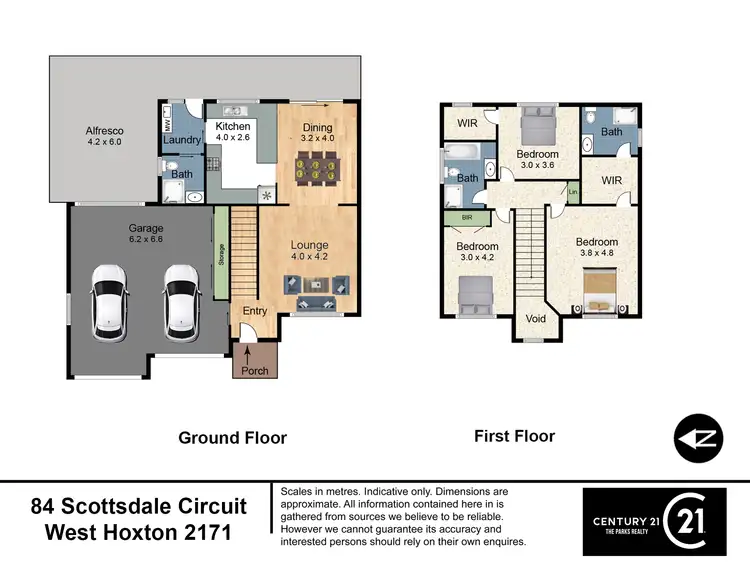 Floorplan of Homely house listing, 84 Scottsdale Circuit, West Hoxton NSW 2171