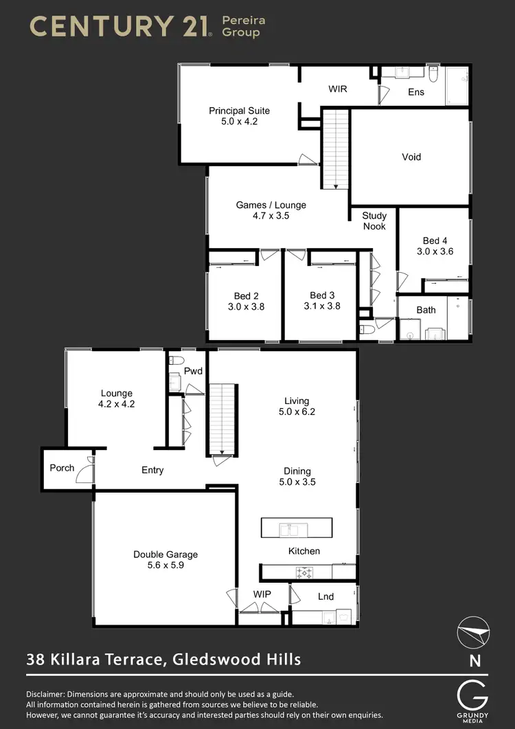 Floorplan of Homely house listing, 38 Killara Terrace, Gledswood Hills NSW 2557