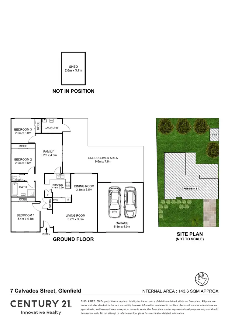 Floorplan of Homely house listing, 7 Calvados Street, Glenfield NSW 2167
