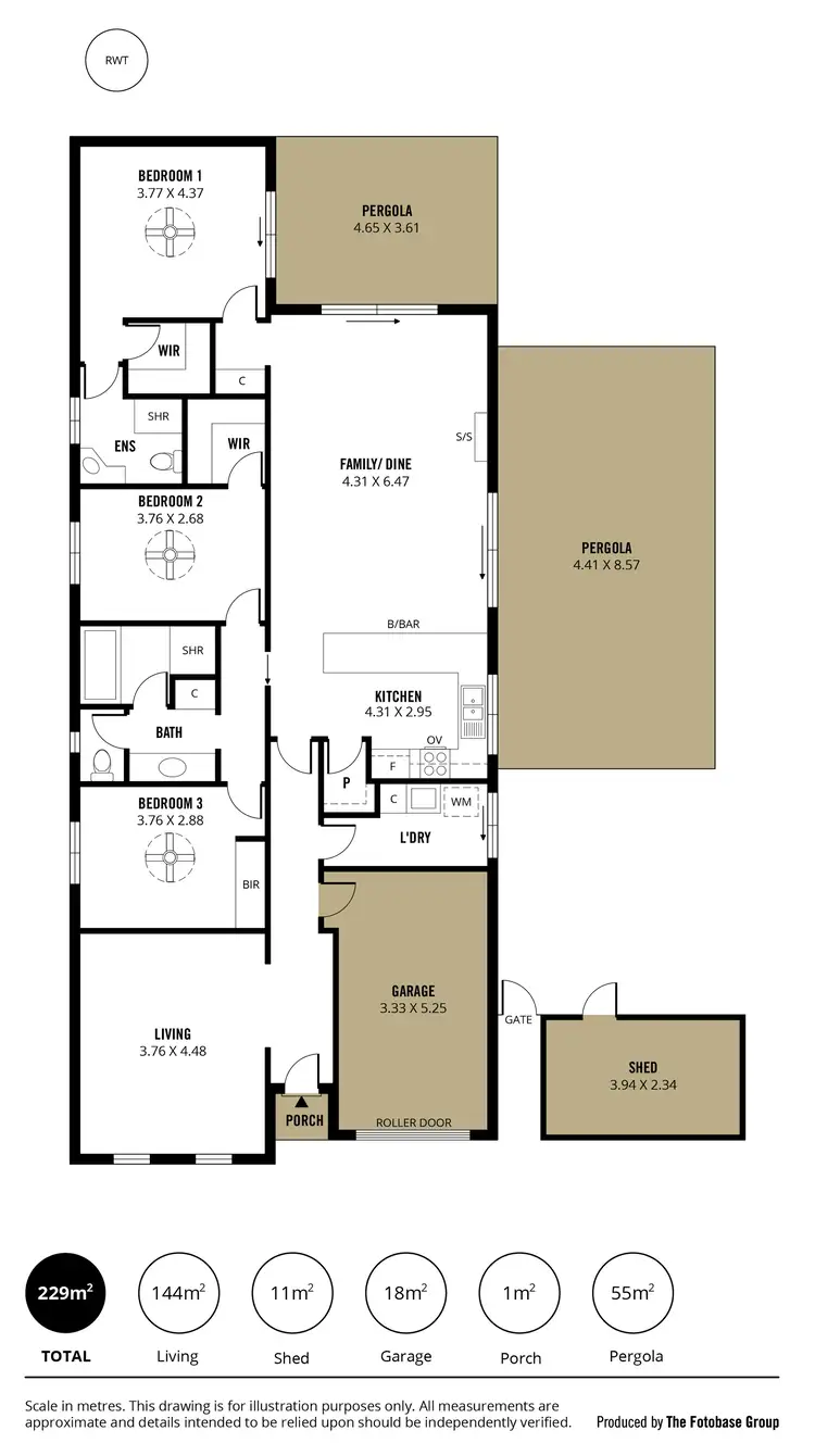 Floorplan of Homely house listing, 8 Mountain Ash Drive, Hackham SA 5163
