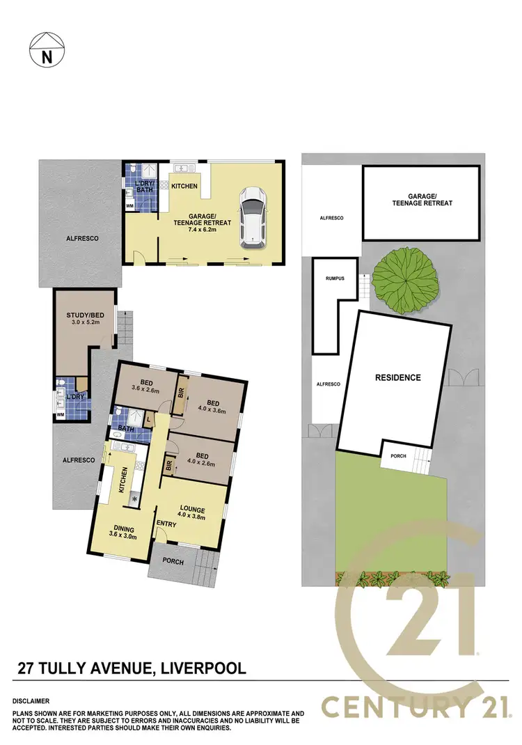 Floorplan of Homely house listing, 27 Tully Avenue, Liverpool NSW 2170