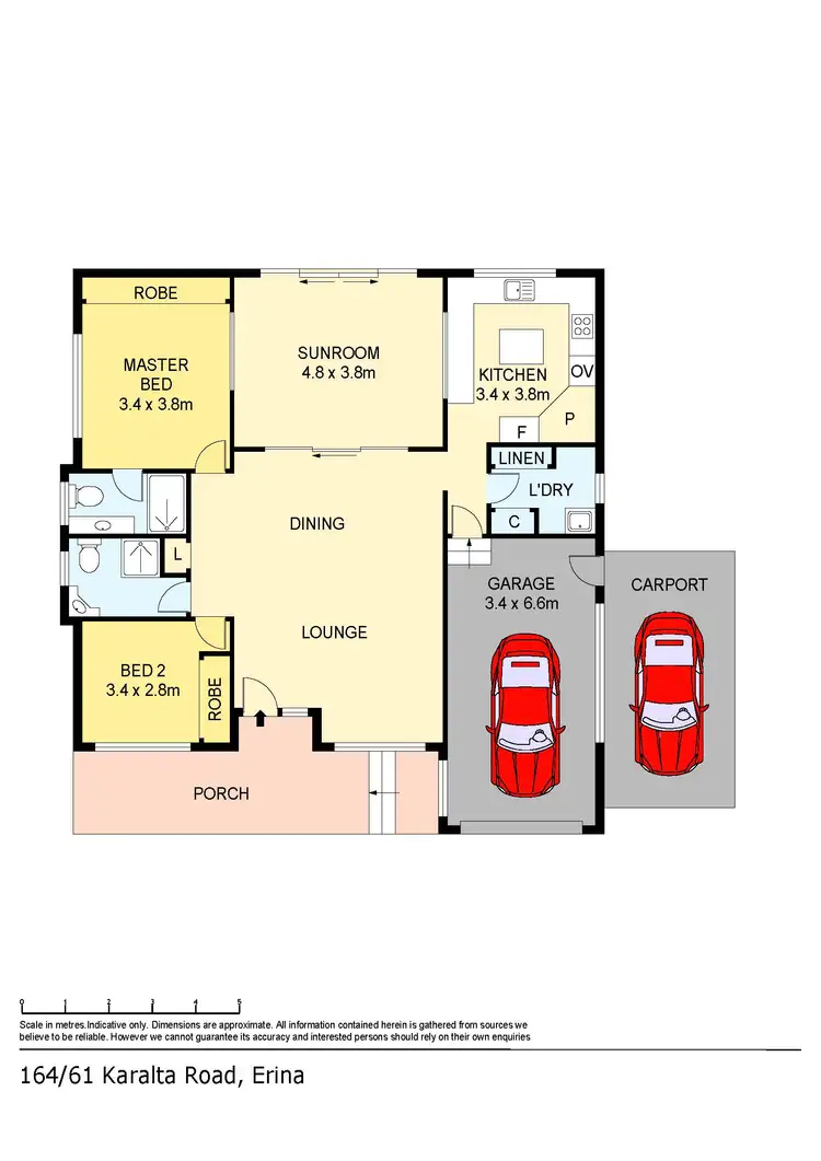Floorplan of Homely retirement listing, 164/61 Karalta Road, Erina NSW 2250