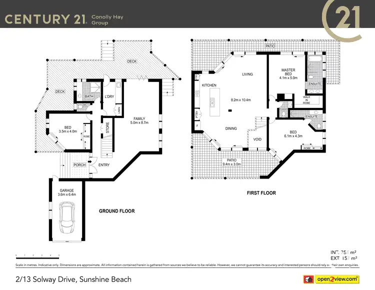 Floorplan of Homely semi-detached listing, 2/13 Solway Drive, Sunshine Beach QLD 4567
