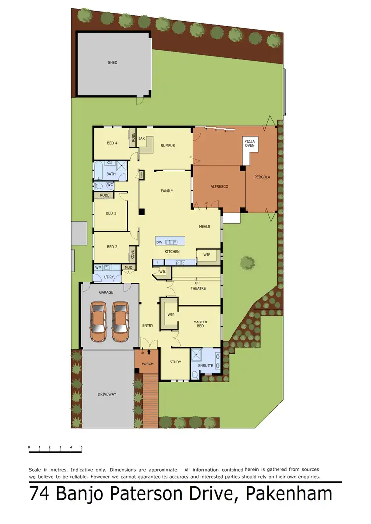 Floorplan of Homely house listing, 74 Banjo Paterson Drive, Pakenham VIC 3810