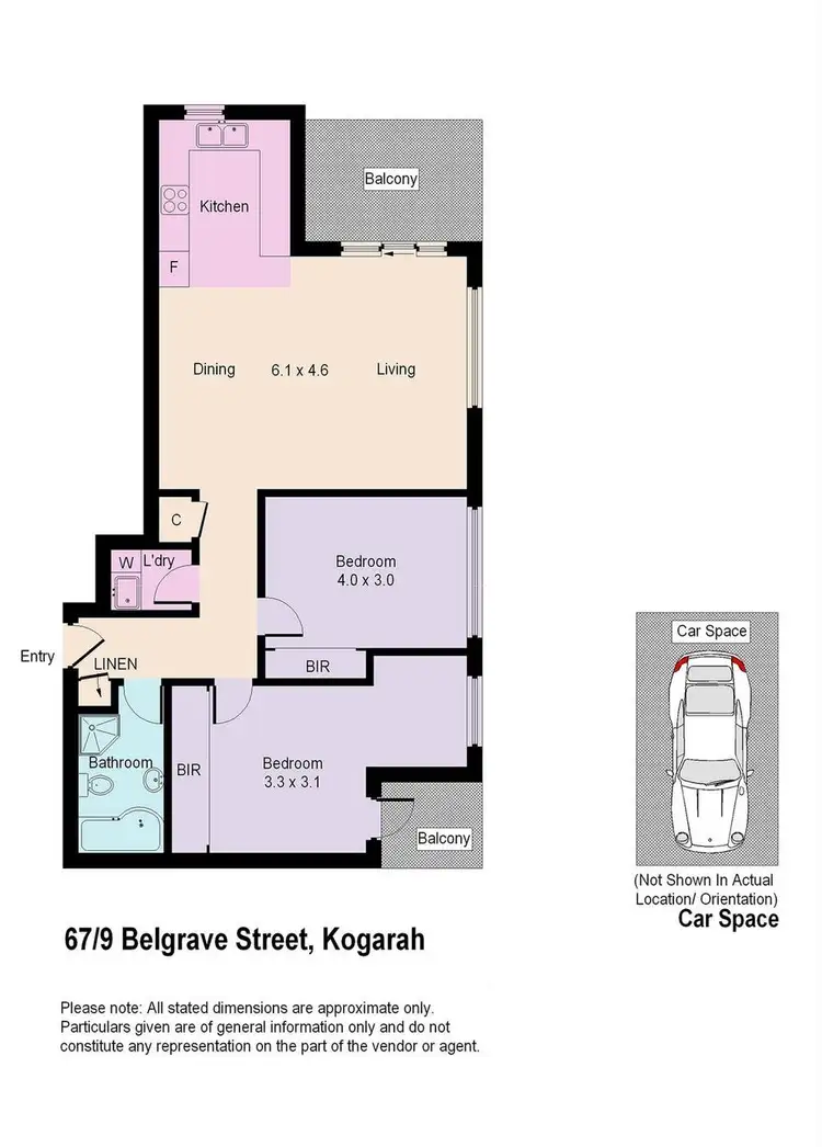 Floorplan of Homely apartment listing, 67/7-9 Belgrave Street, Kogarah NSW 2217