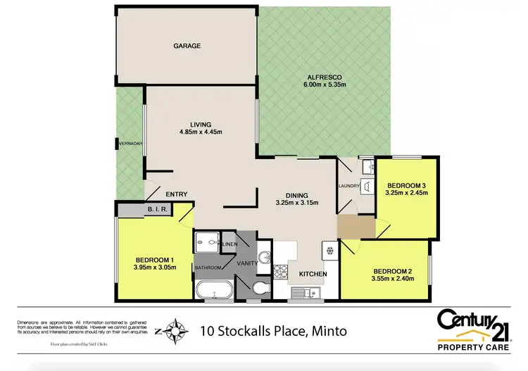 Floorplan of Homely house listing, 10 Stockalls Place, Minto NSW 2566