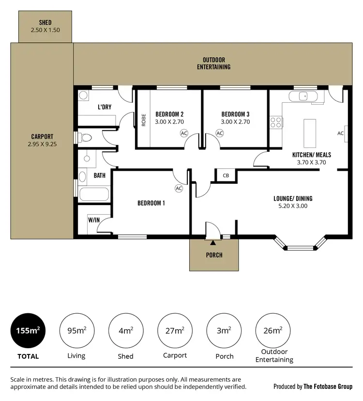 Floorplan of Homely house listing, 14 Dew Street, Aberfoyle Park SA 5159