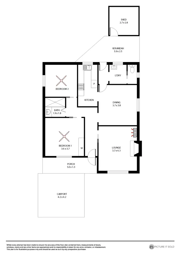Floorplan of Homely house listing, 19 Cedar Avenue, Royal Park SA 5014