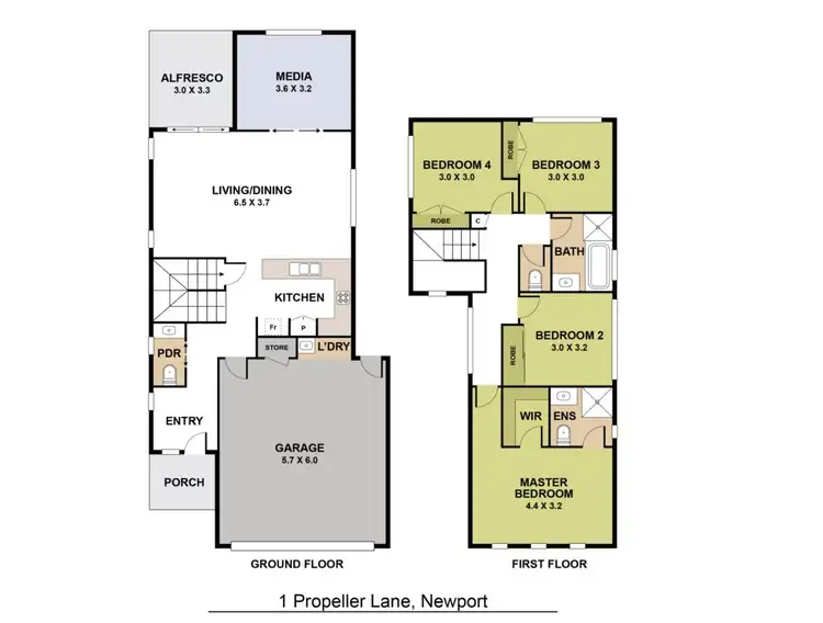 Floorplan of Homely house listing, 1 Propeller Lane, Newport QLD 4020