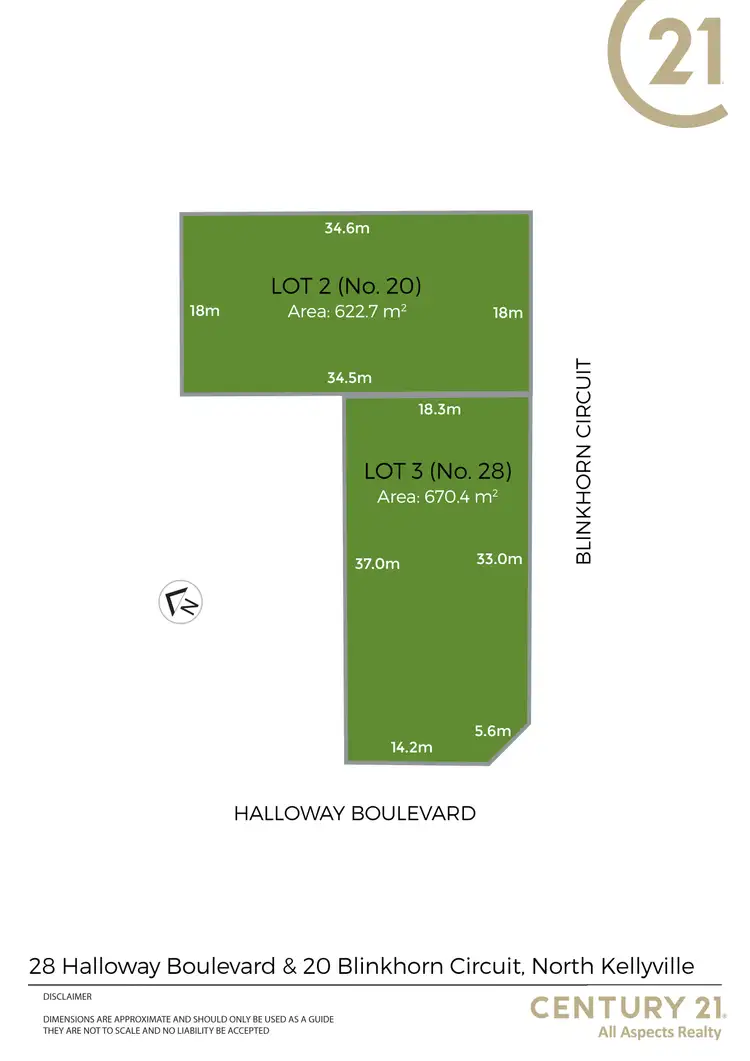 Floorplan of Homely land listing, 28 Halloway Boulevard, North Kellyville NSW 2155