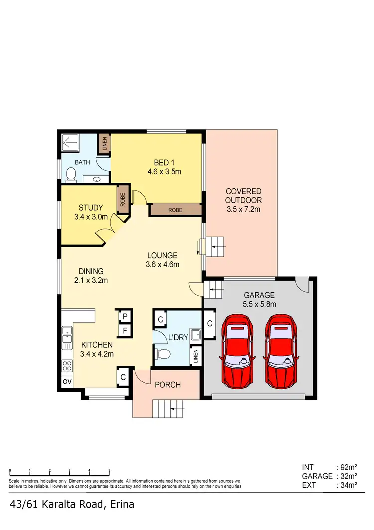 Floorplan of Homely retirement listing, 43/61 Karalta Rd, Erina NSW 2250