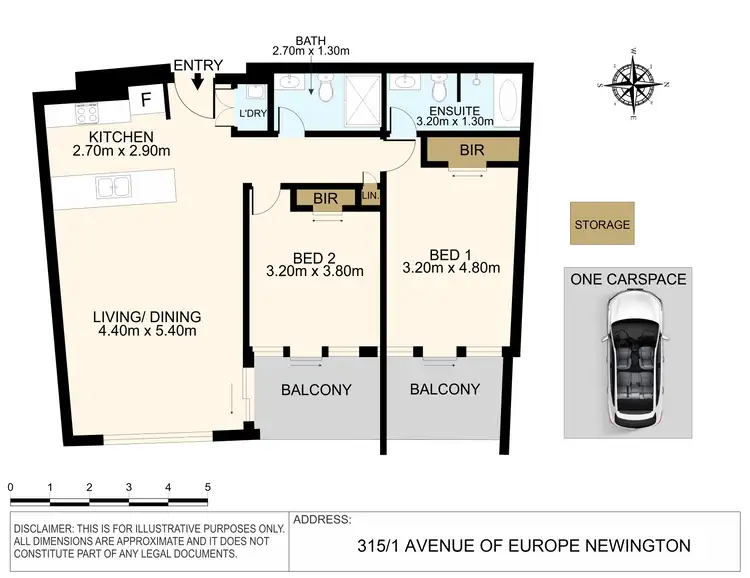 Floorplan of Homely apartment listing, B315/1 Avenue Of Europe, Newington NSW 2127