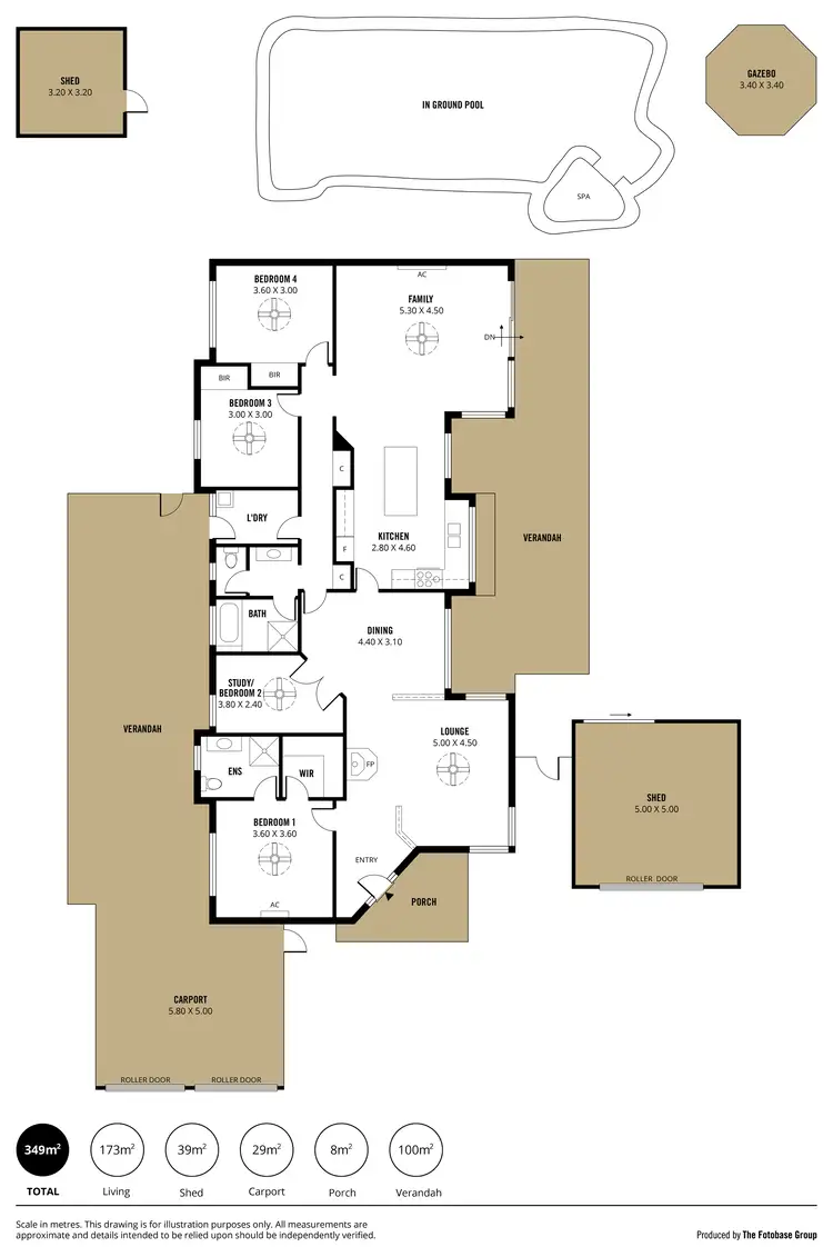 Floorplan of Homely house listing, 18 Oldborough Drive, Onkaparinga Hills SA 5163