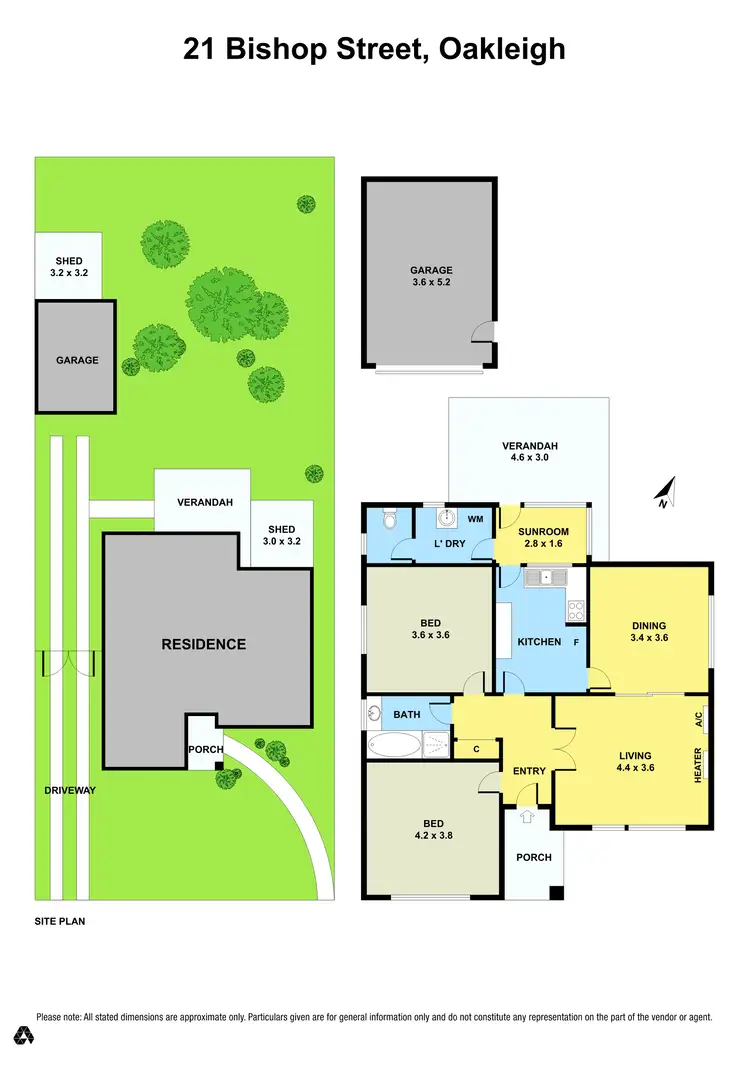 Floorplan of Homely house listing, 21 Bishop Street, Oakleigh VIC 3166
