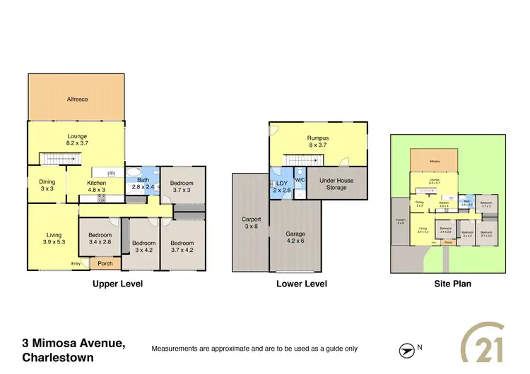 Floorplan of Homely house listing, 3 Mimosa Avenue, Charlestown NSW 2290
