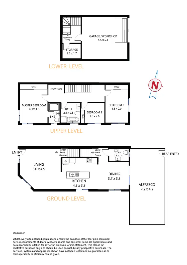 Floorplan of Homely townhouse listing, 3/207 Targo Road, Girraween NSW 2145
