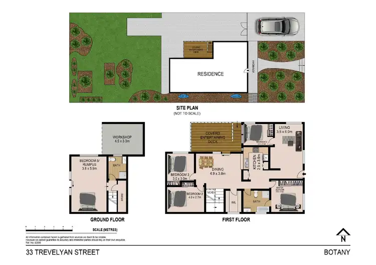 Floorplan of Homely house listing, 33 Trevelyan Street, Botany NSW 2019