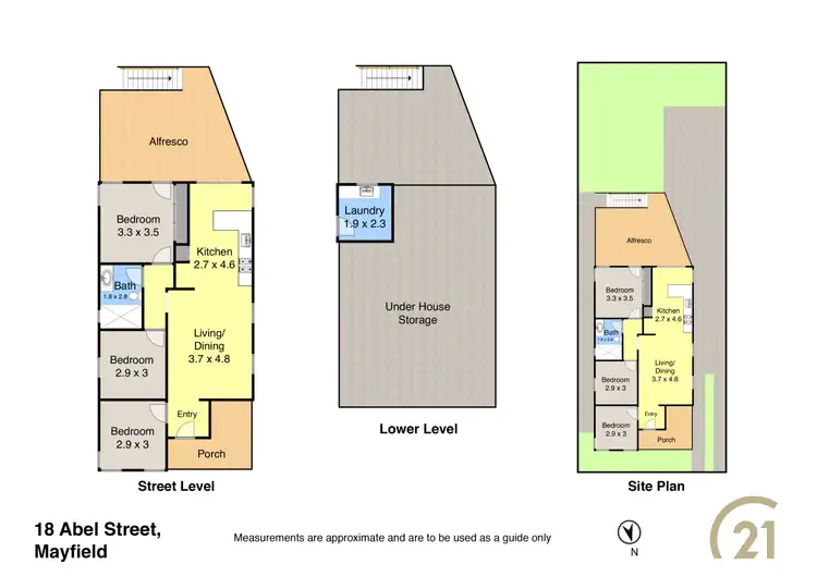 Floorplan of Homely house listing, 18 Abel Street, Mayfield NSW 2304