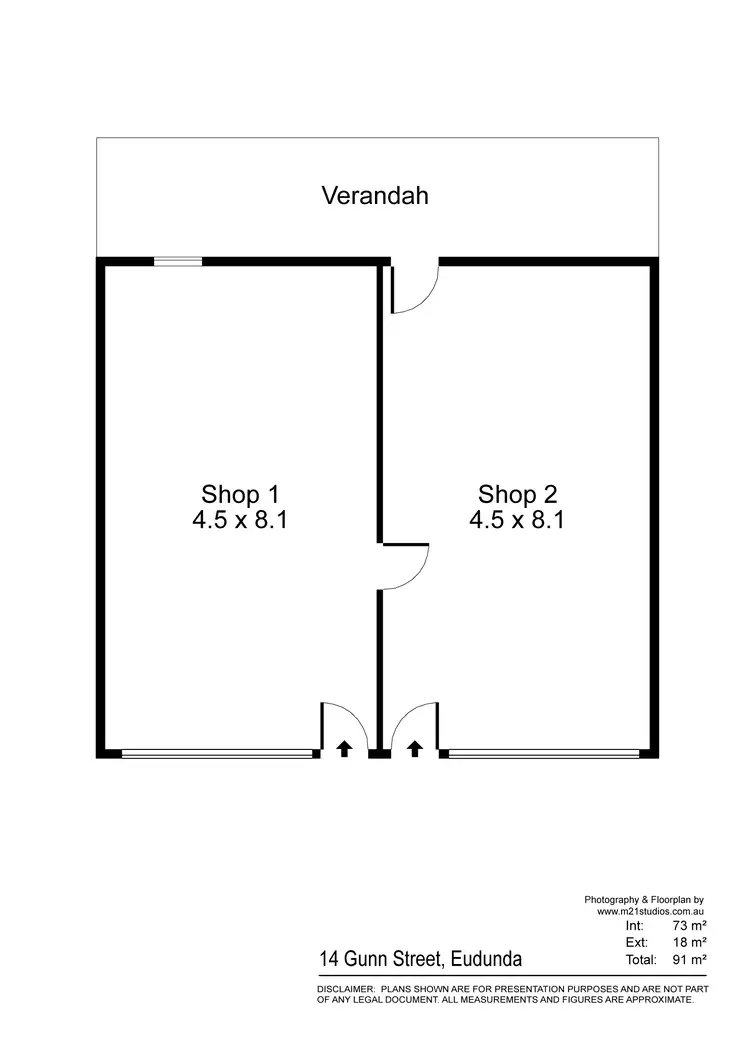 Floorplan of Homely house listing, 14/16 Gunn Street, Eudunda SA 5374