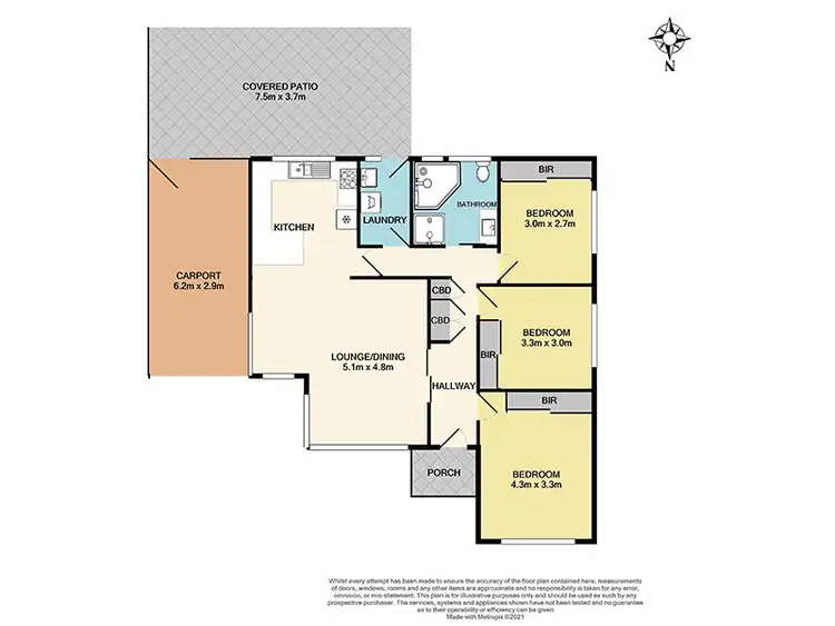 Floorplan of Homely house listing, 10 Barringun Crescent, Clayton South VIC 3169