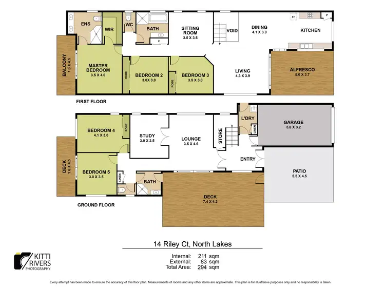 Floorplan of Homely house listing, 14 Riley Court, North Lakes QLD 4509