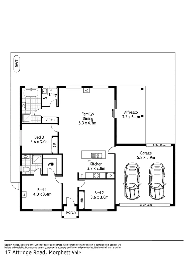 Floorplan of Homely house listing, 17 Attridge Road, Morphett Vale SA 5162