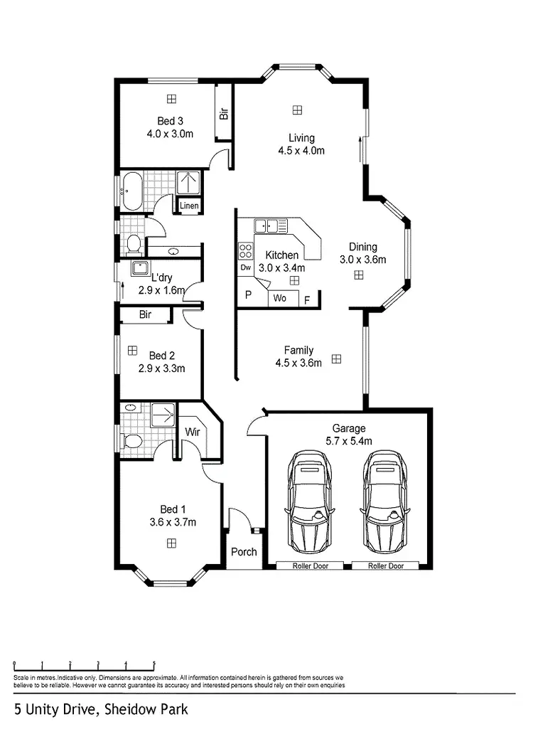 Floorplan of Homely house listing, 5 Unity Drive, Sheidow Park SA 5158