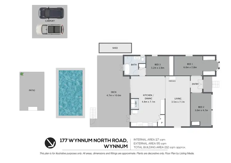 Floorplan of Homely house listing, 177 Wynnum North Road, Wynnum QLD 4178