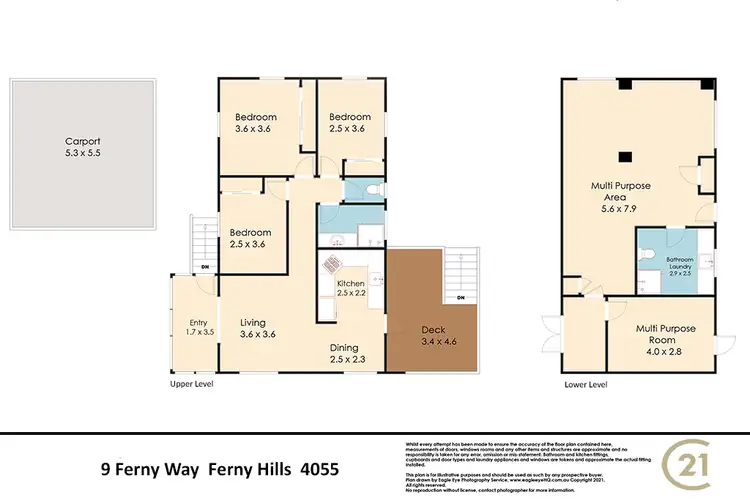 Floorplan of Homely house listing, 9 Ferny Way, Ferny Hills QLD 4055