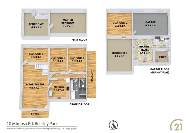 Floorplan of Homely house listing, 10 Mimosa Road, Bossley Park NSW 2176