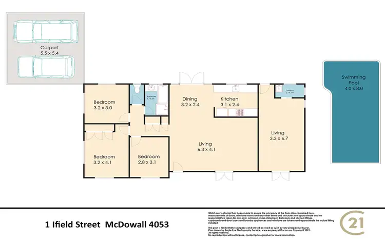 Floorplan of Homely house listing, 1 Ifield Street, Mcdowall QLD 4053