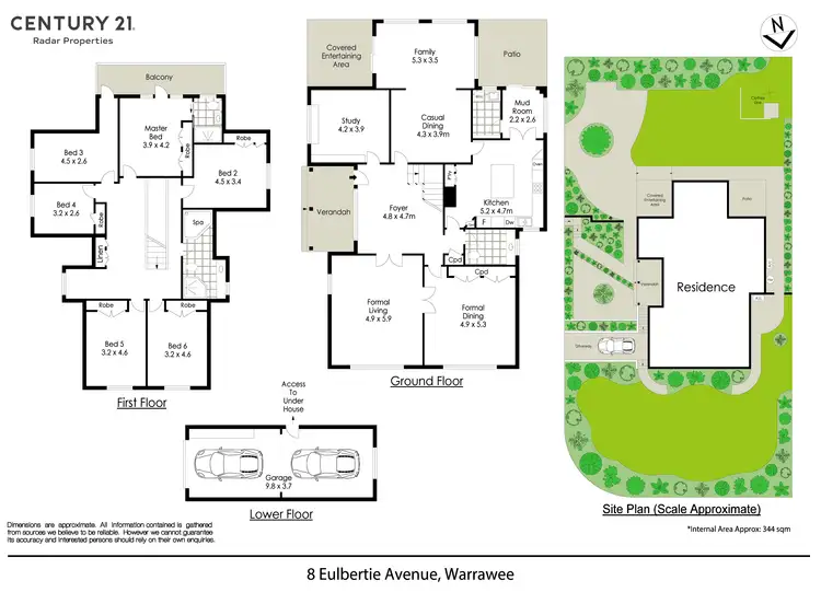 Floorplan of Homely house listing, 8 Eulbertie Avenue, Warrawee NSW 2074