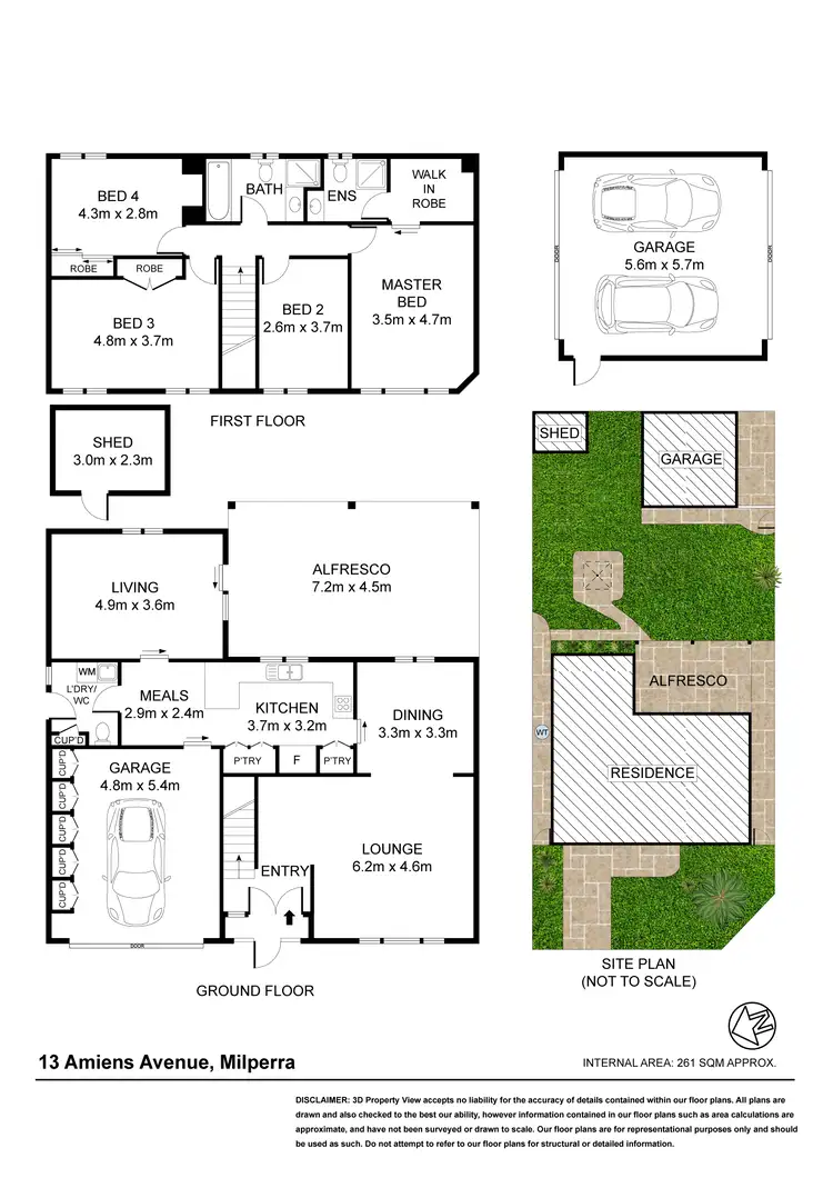 Floorplan of Homely house listing, 13 Amiens Avenue, Milperra NSW 2214