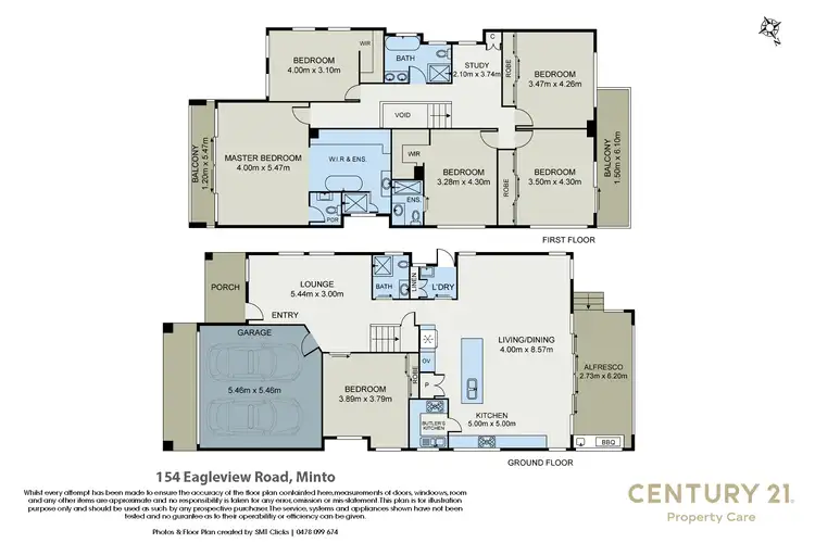 Floorplan of Homely house listing, 154 Eagleview Road, Minto NSW 2566